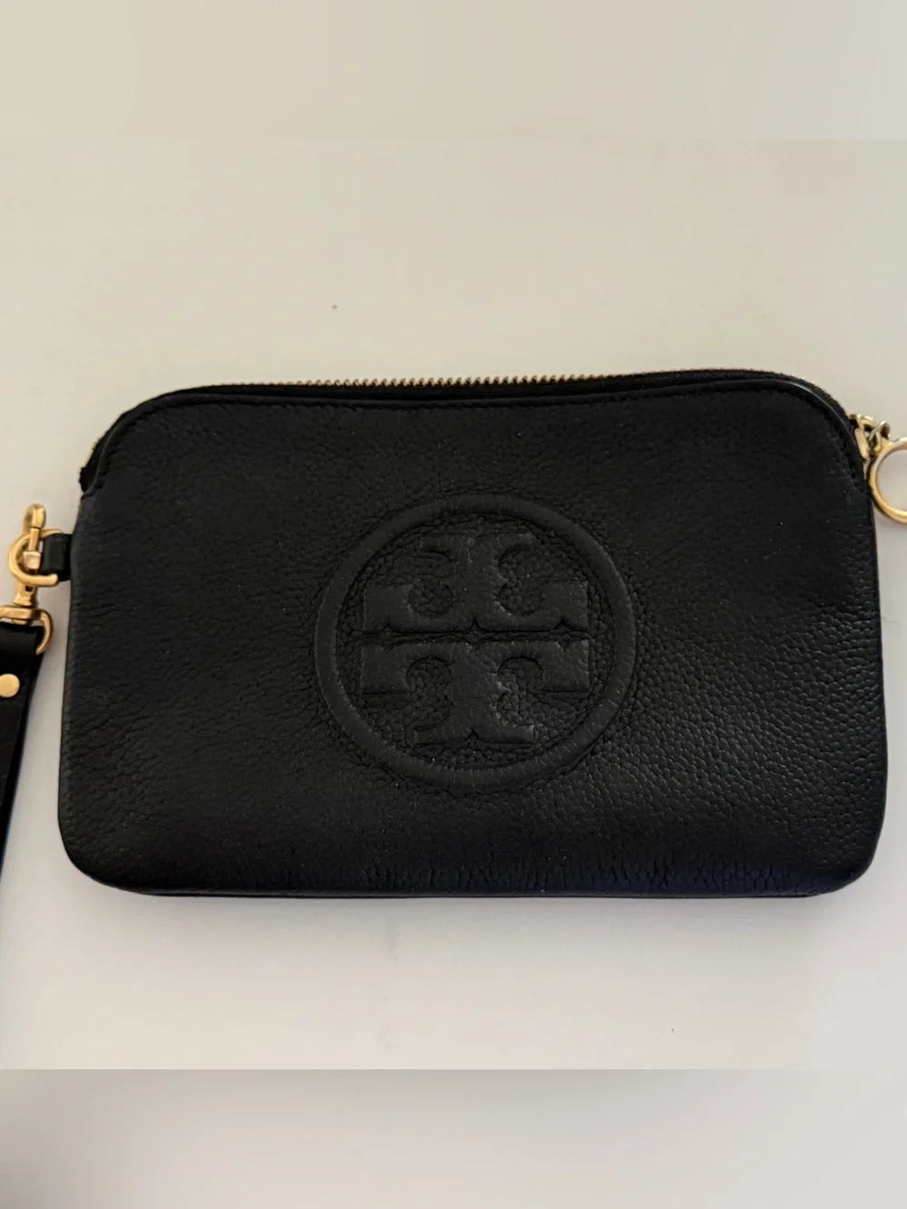 Tory Burch Leather Wristlet